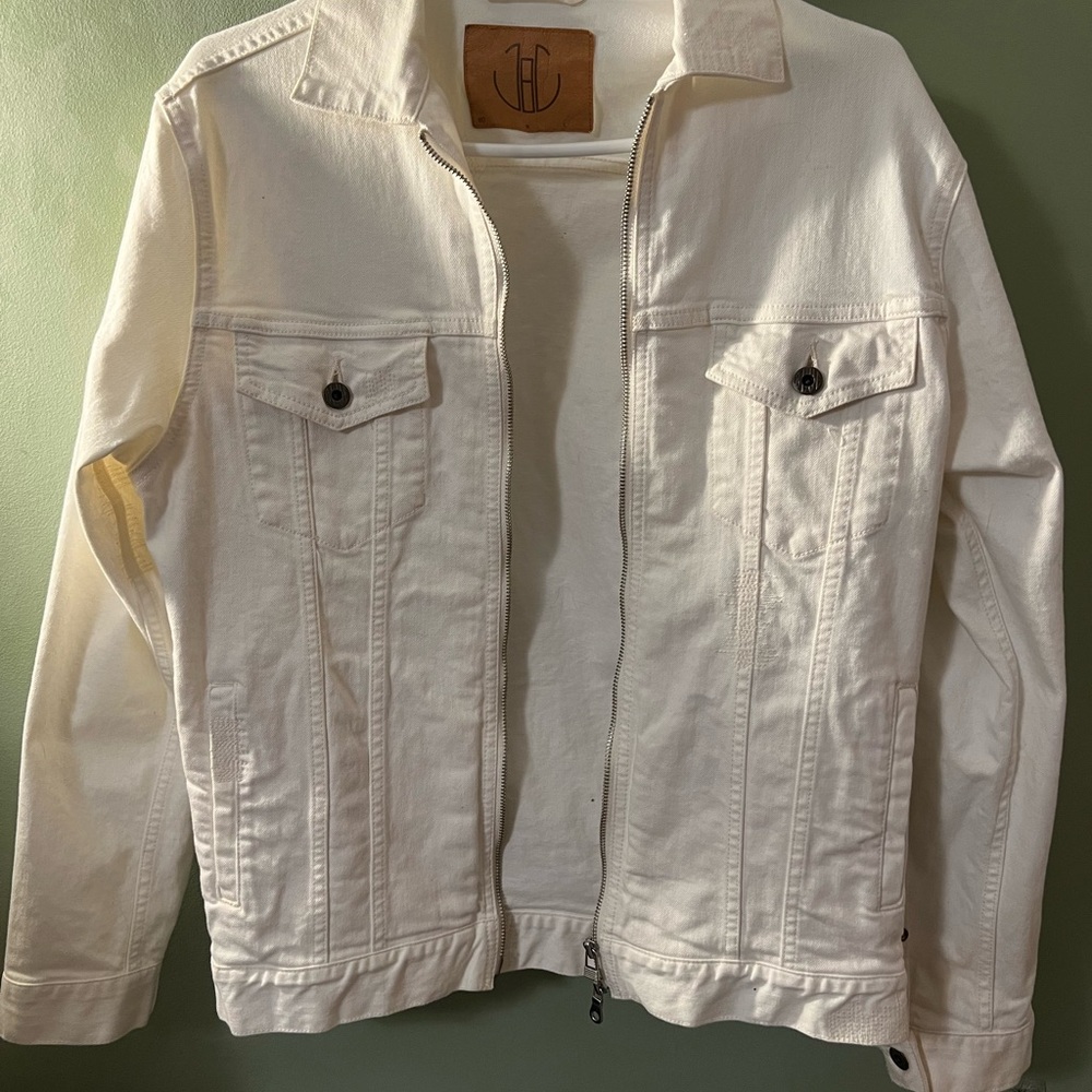 JAPAN BLUE JEANS White denim jacket Size M(38-40)